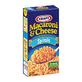 Kraft Dinners Macaroni & Cheese Dinner Spirals Left Picture